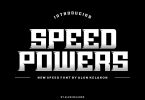 Speed Powers Font