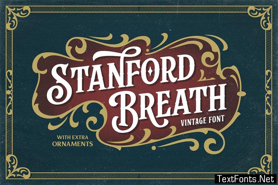 Stanford Breath - With Extras Font