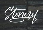 Stonery | A Naturally Handwriting Script Font