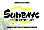 Sunbays | Joyful Display Font