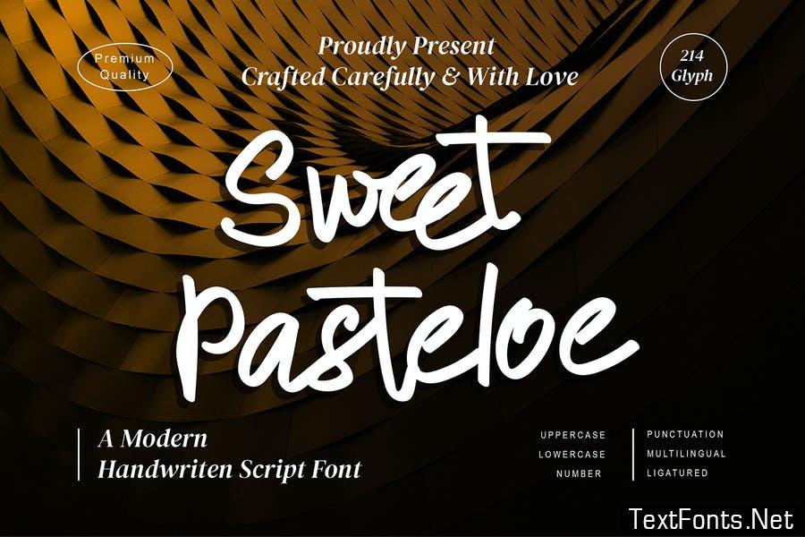 Sweet Pasteloe - Modern Script fonts