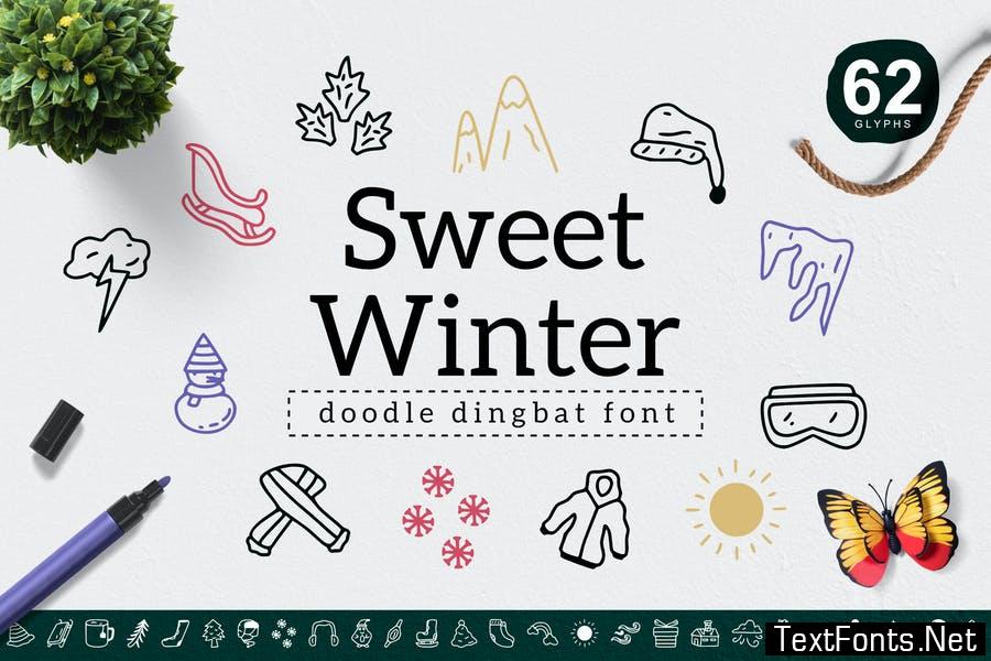 Sweet Winter Dingbat Font