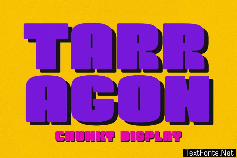 Tarragon - Chunky Typeface Font