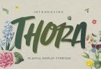 Thora - Playful Display Font