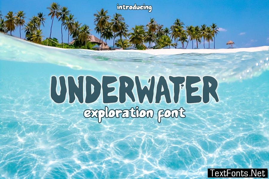 Underwater - Exploration Font