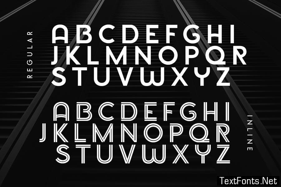 Uppercut - Sans Serif Display Font