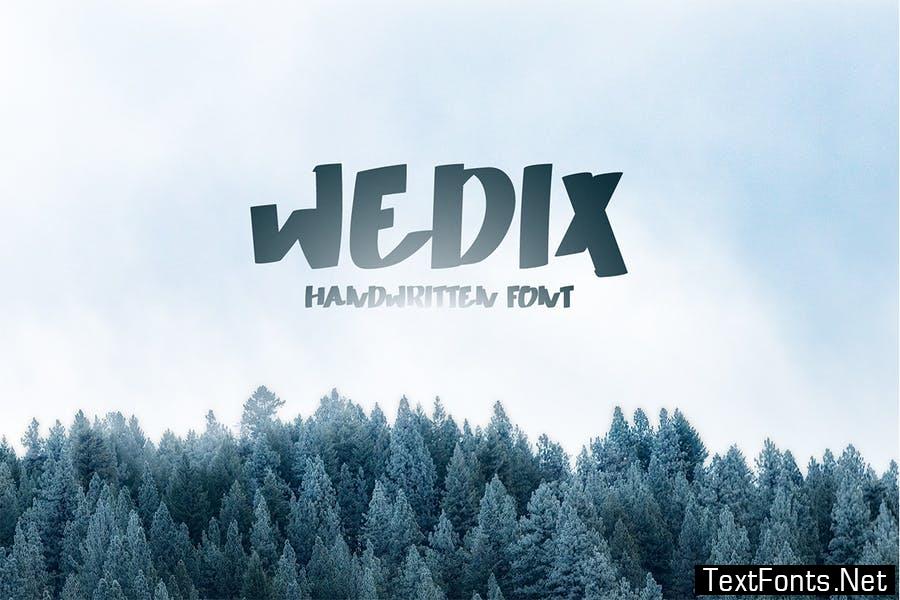 Wedix - Handwritten Font