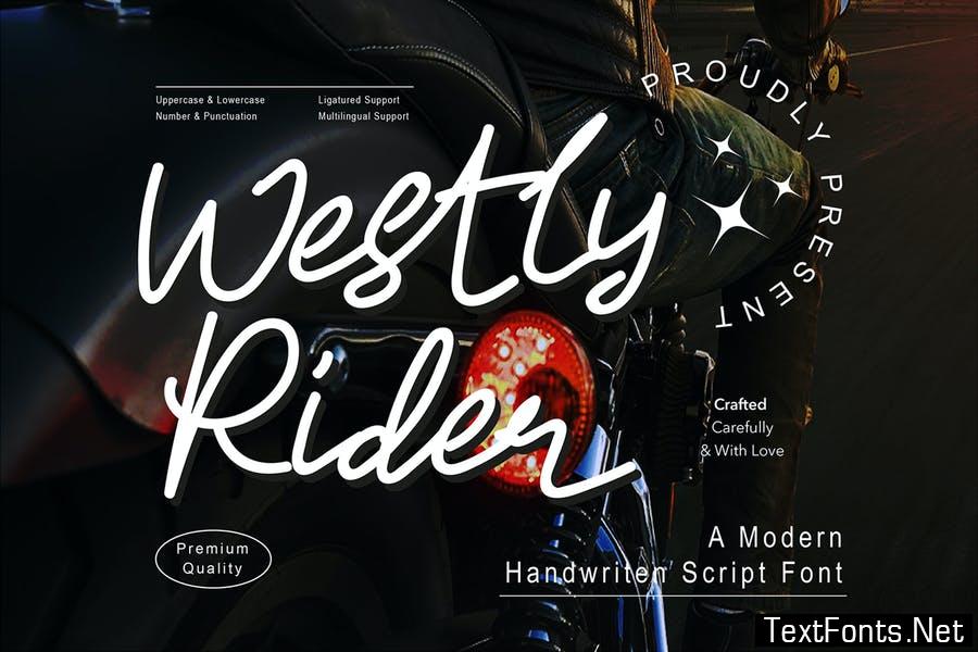 Westly Rider - Modern Script fonts
