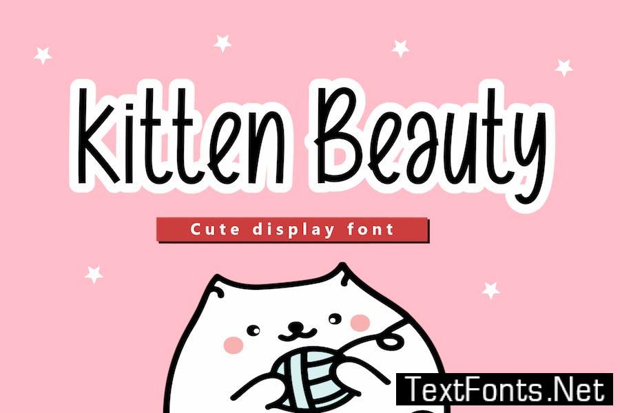 Kitten Beauty Cute display San Serif font ALD