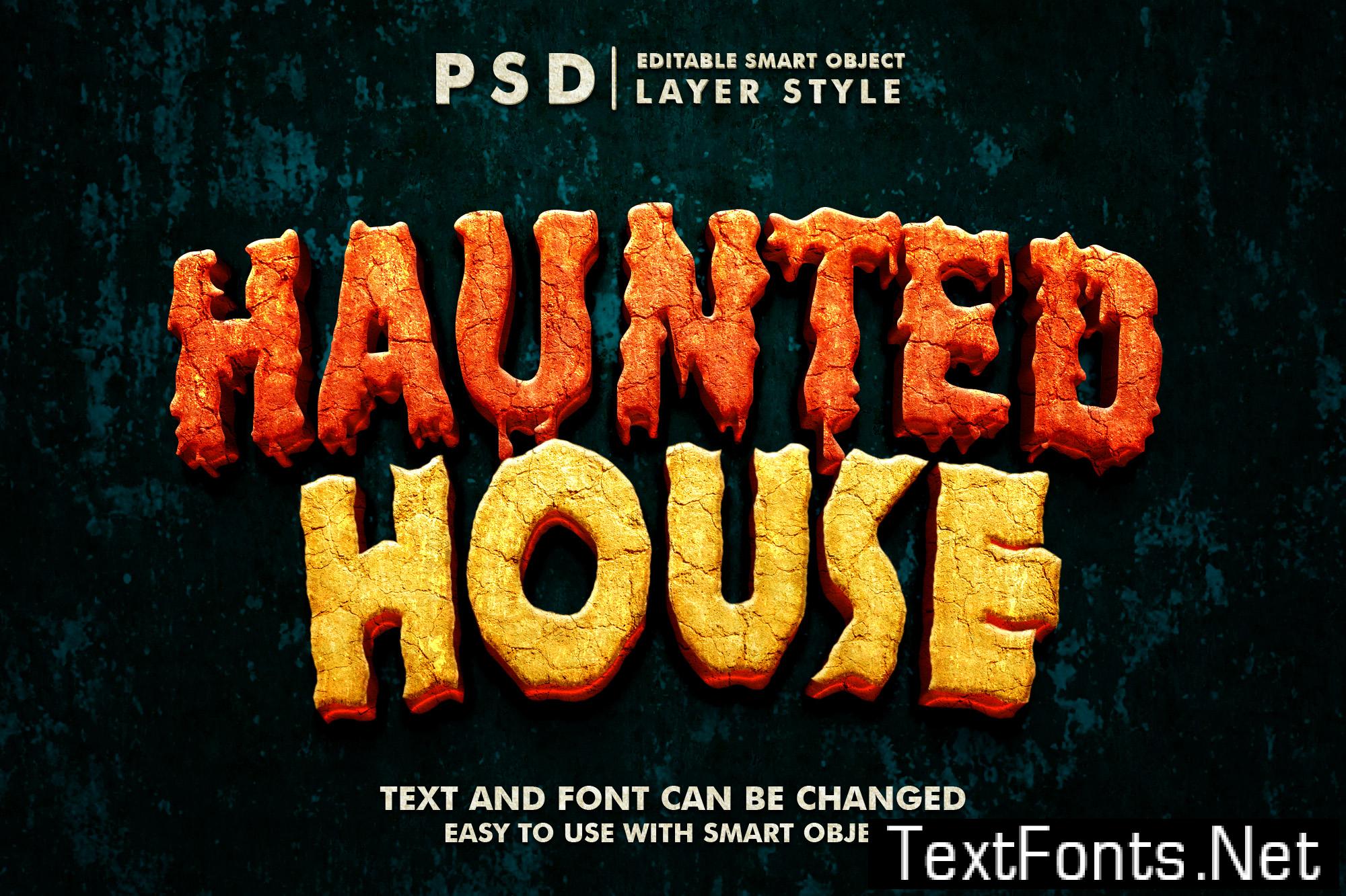 Scary Pumpkin 3D Realistic PSD Text Effect 39206007