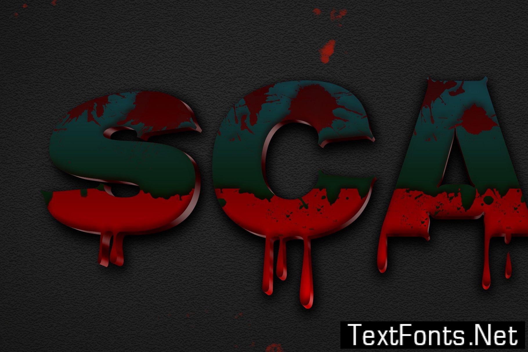 Scary Text Effect Style 7528998