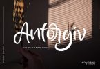 Anforgiv - Hand Drawn Font