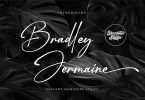 Bradley Jermaine - Elegant Signature Script Font