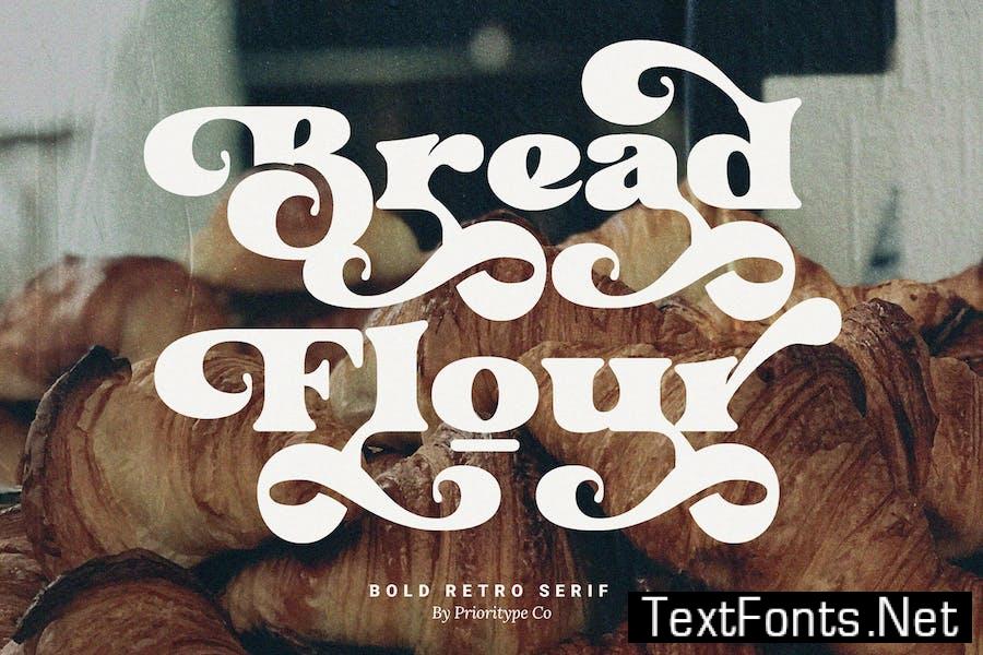 Bread Flour - Bold Retro Serif Font