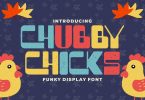 Chubby Chicks - Funky Display Font
