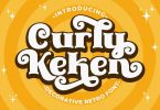 Curly Keken - Decorative Retro Font