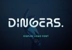 Dingers - Display Logo Font