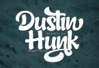 Dustin Hunk Bold Display Font