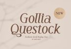Gollia Questock - Serif Font Style