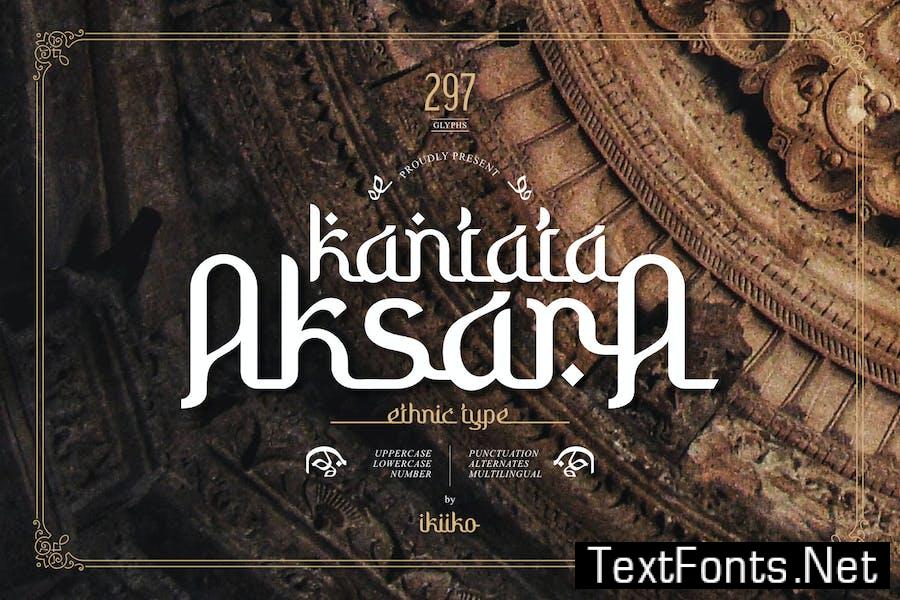 Kantata Aksara - Ethnic Type Font