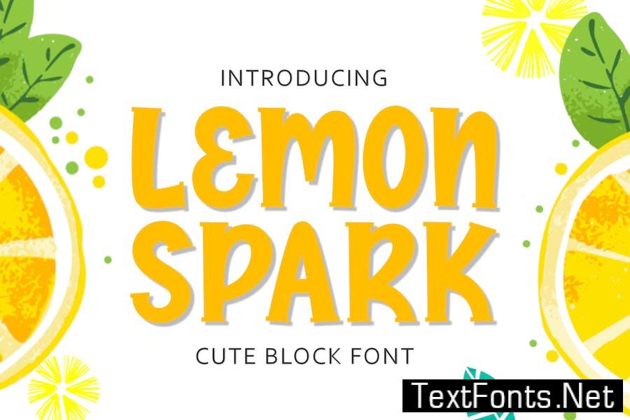 Lemon Spark Bold Display Elegant Serif Font ALD