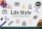 Life Style Dingbat Font