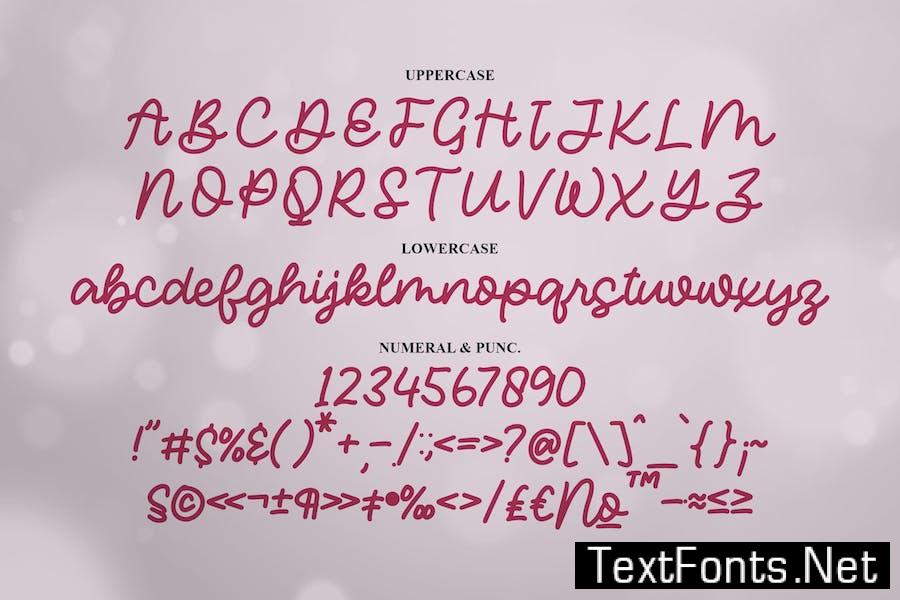 Monteyla Monoline Script Font