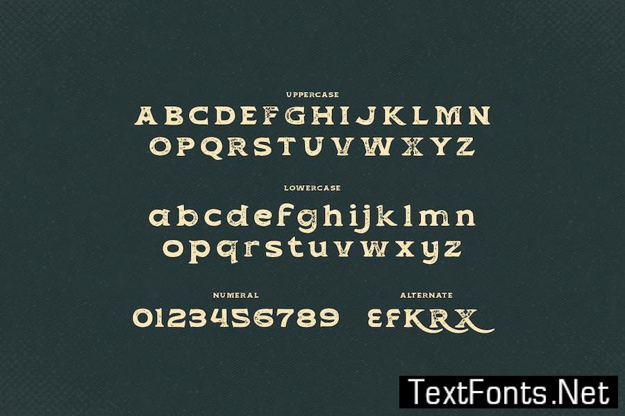 Mortaren - Vintage Display Font