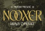 Nooxer Display Typeface Font