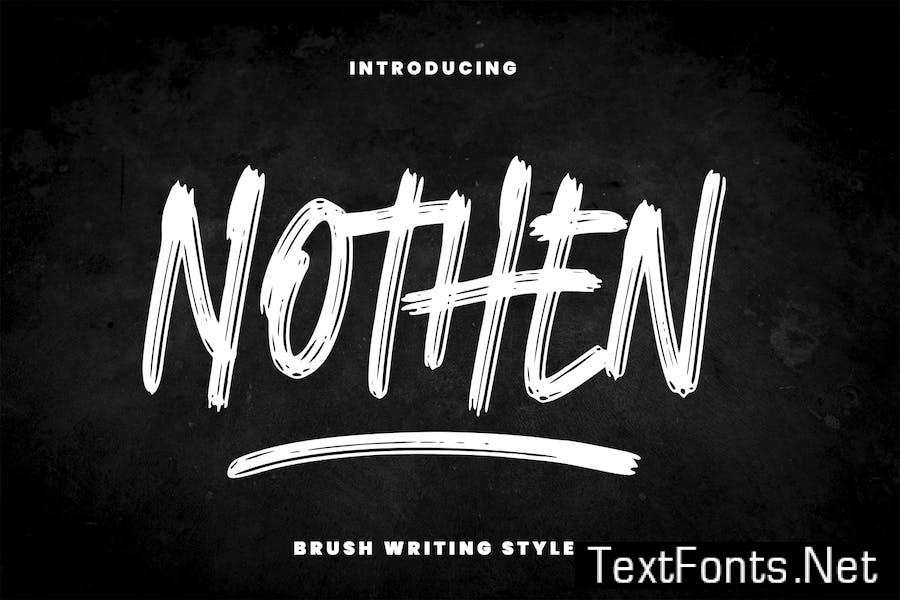 Nothen Display Font