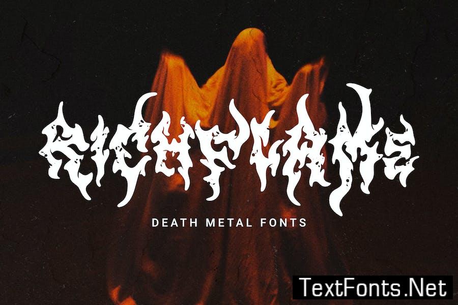 Richflame - Death Metal Fonts