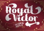 Royal Victor - Victorian Display Font