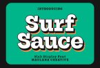 Surf Sauce Display Font
