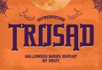 Trosad – Halloween Bones Display Font