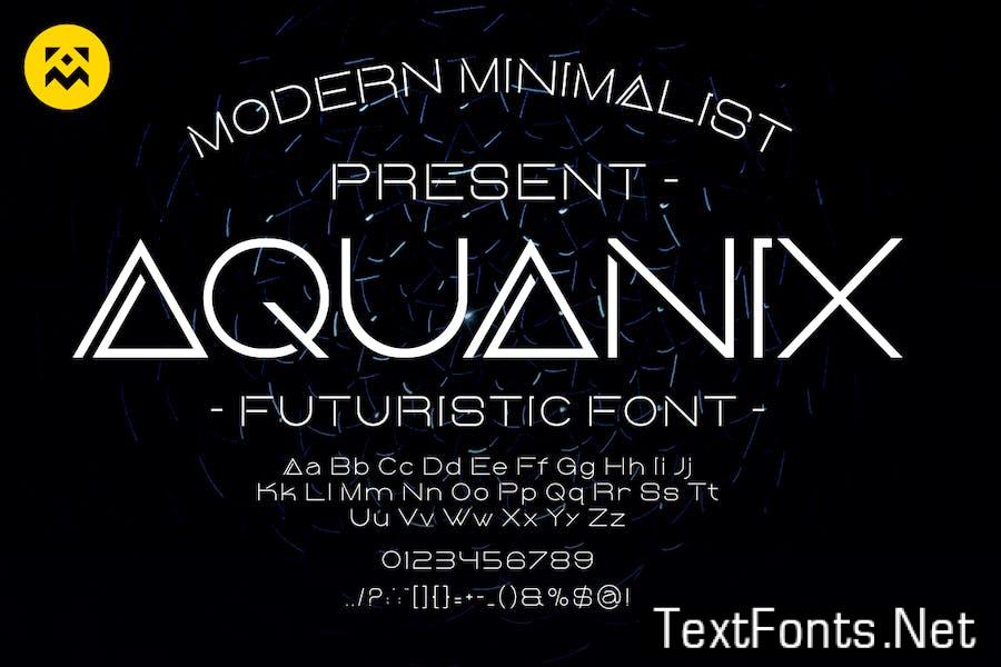 AQUANIX Font