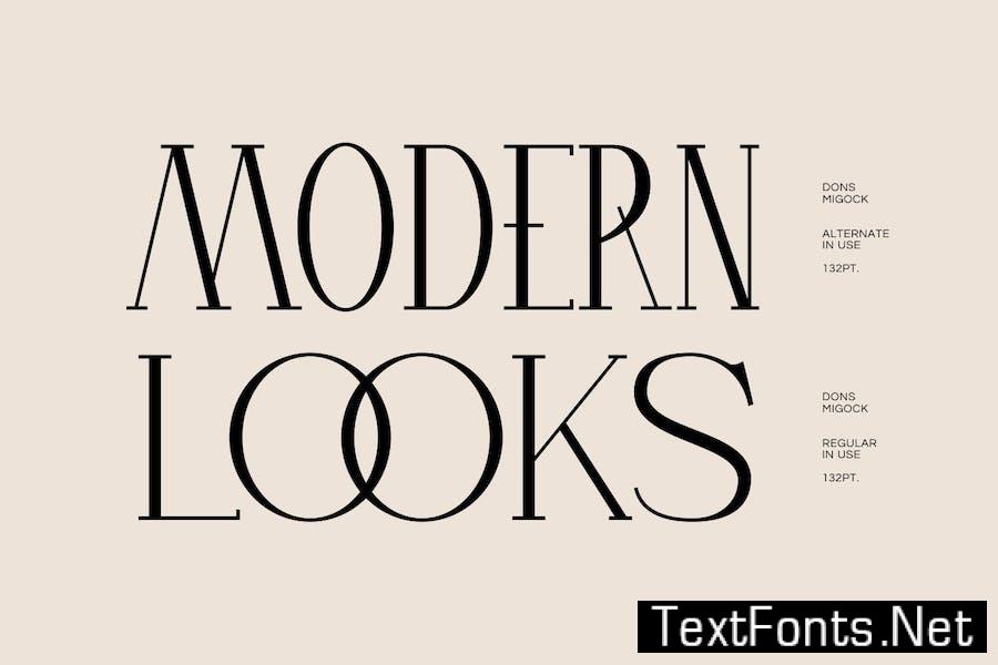 Dons Migock - Elegant Typefaces