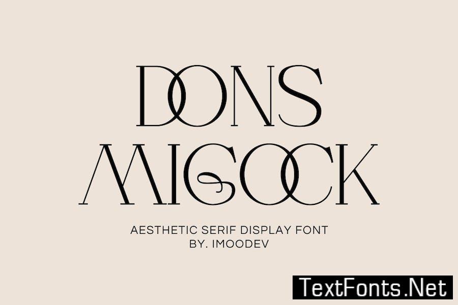 Dons Migock - Elegant Typefaces