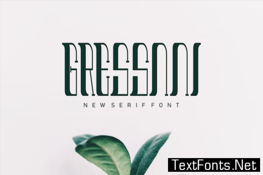 Gressnni font