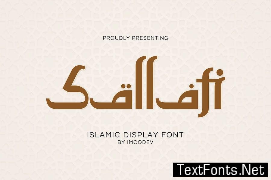 Sallafi - Arabic Font Style