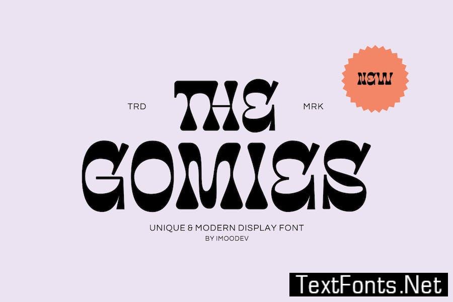 The Gomies - Thick Modern Font