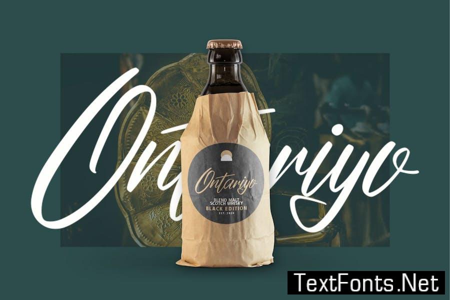 Quinttonio | Modern Script Font