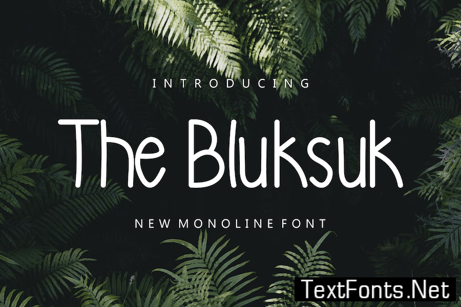 TheBluksuk font