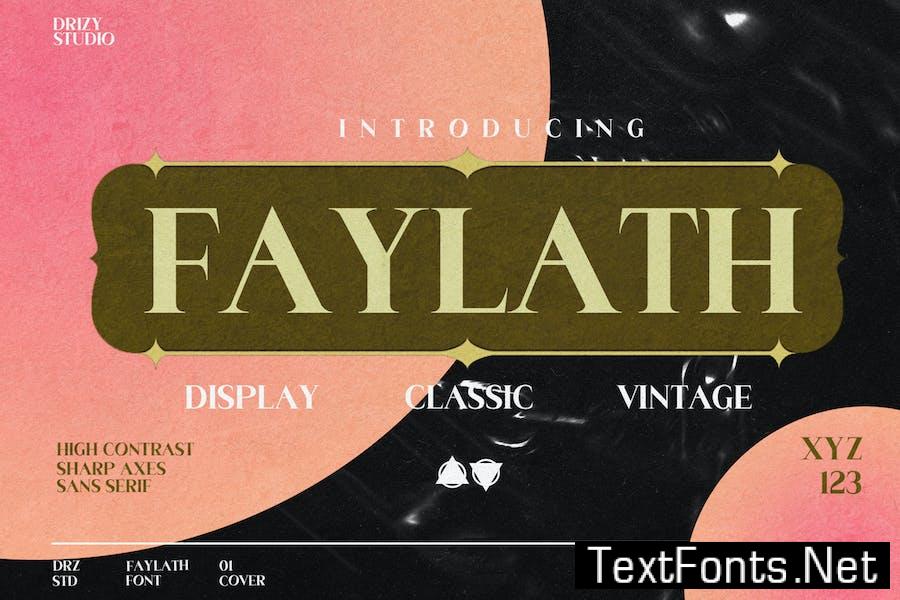 Faylath - Classic Sharp Font