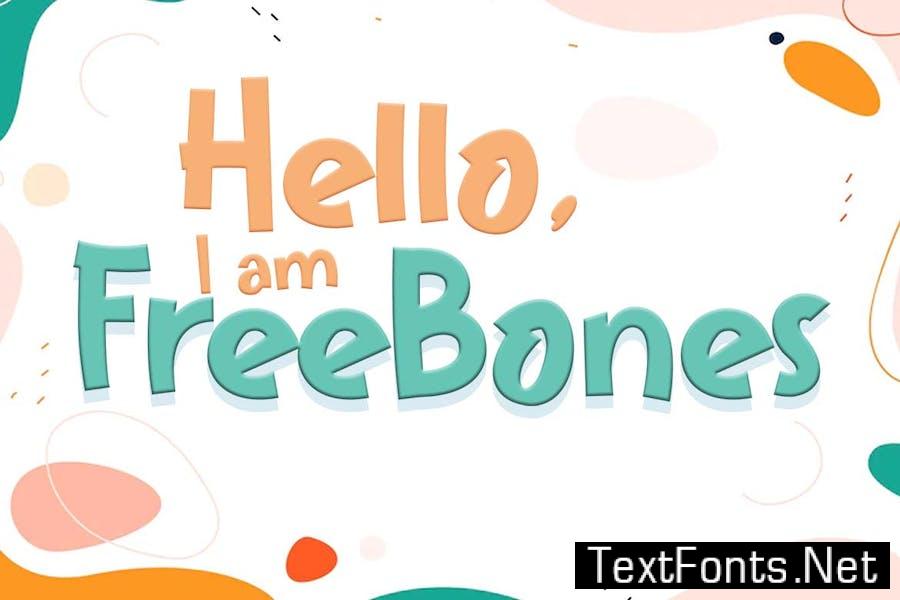 Freebones - Display Font