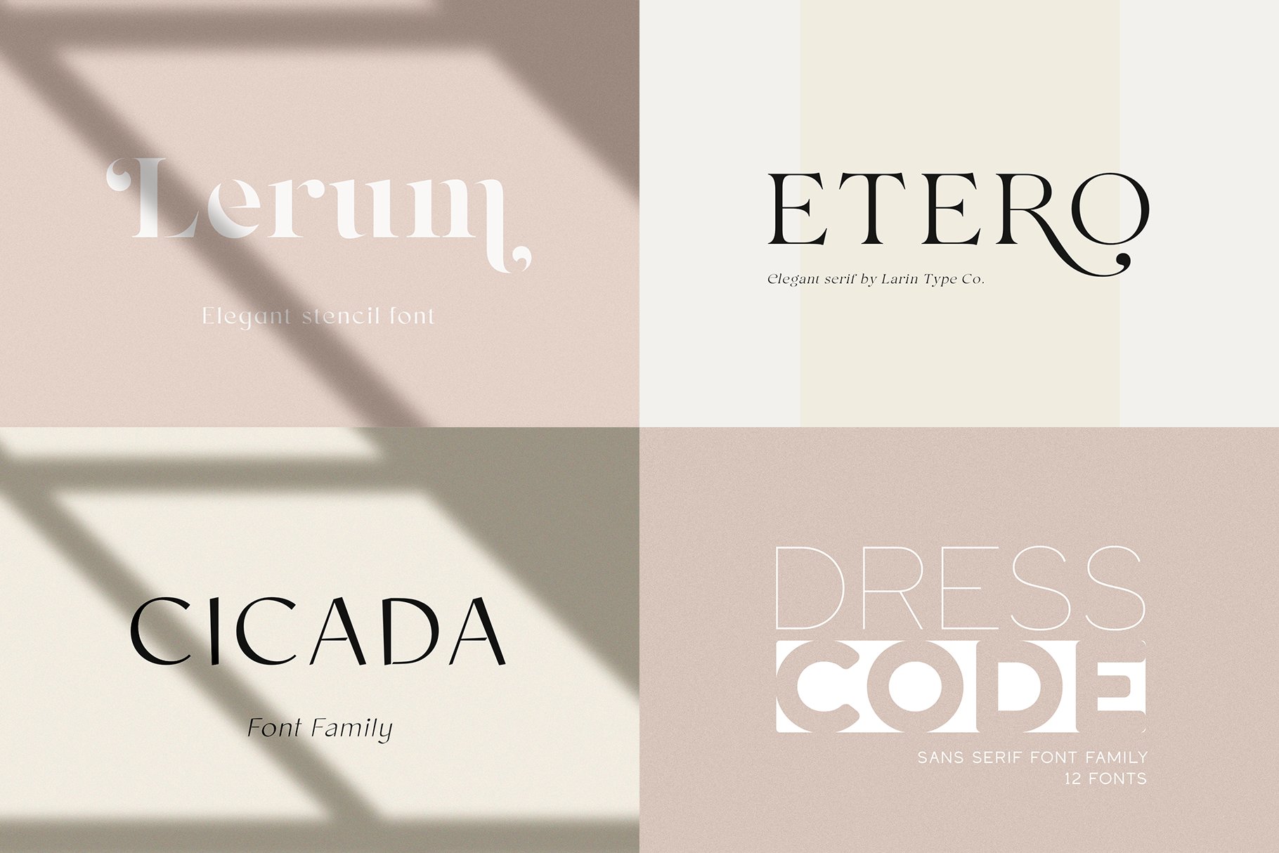 Modern Font Bundle Vol.2 10366486