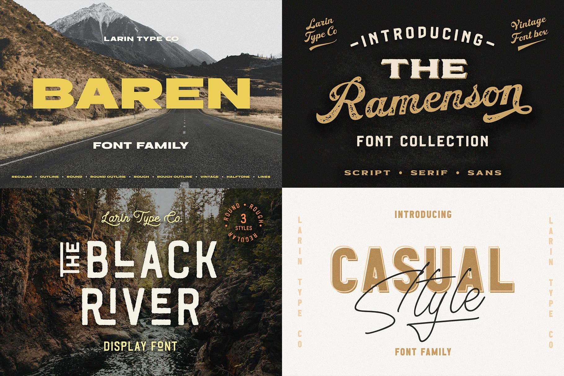 Modern Font Bundle Vol.2 10366486