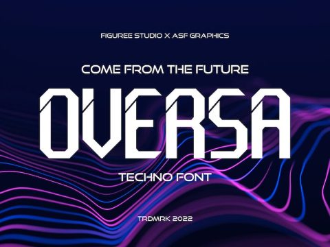 Oversa - Techno Font