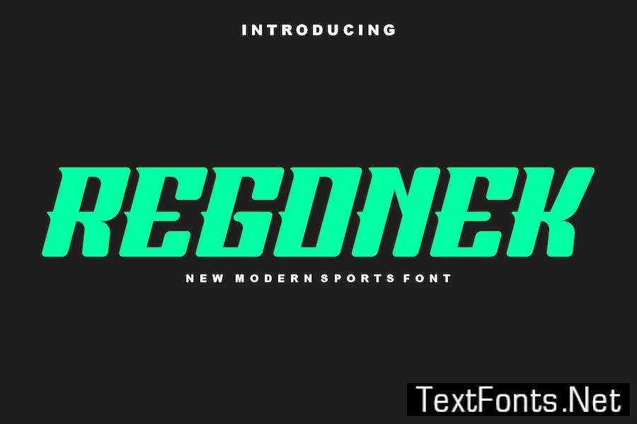 Regonek  Font