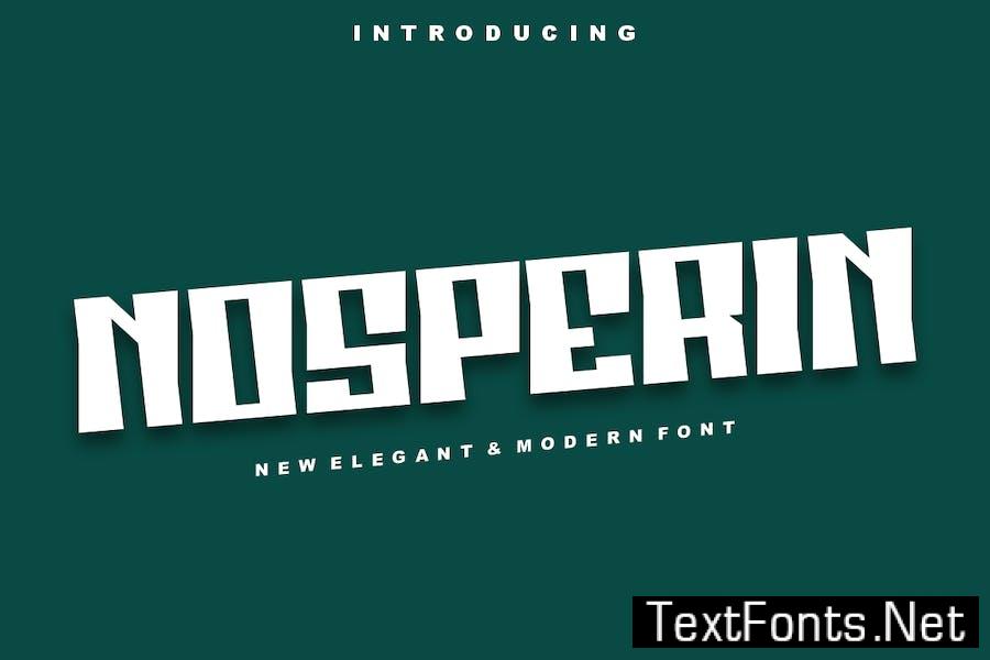 Nosperin Font