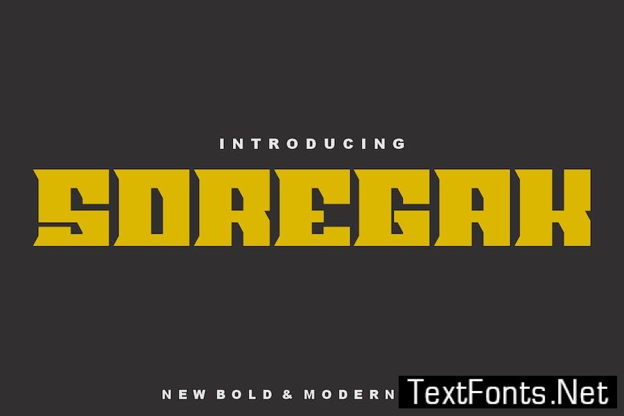 Soregak Font